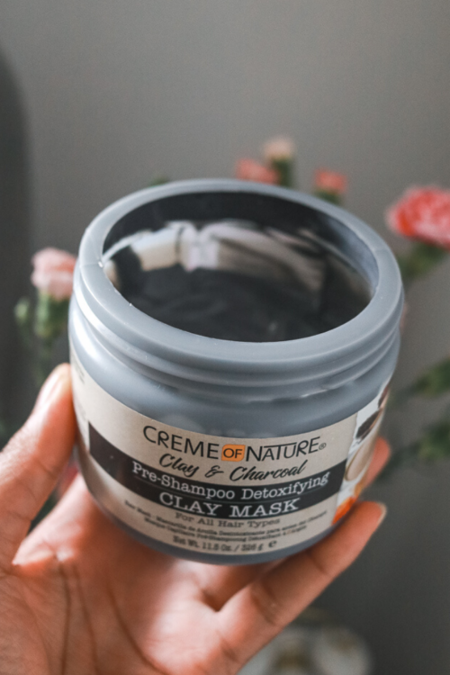 Creme Of Nature Clay and Charcoal Pre-Poo Mask Review