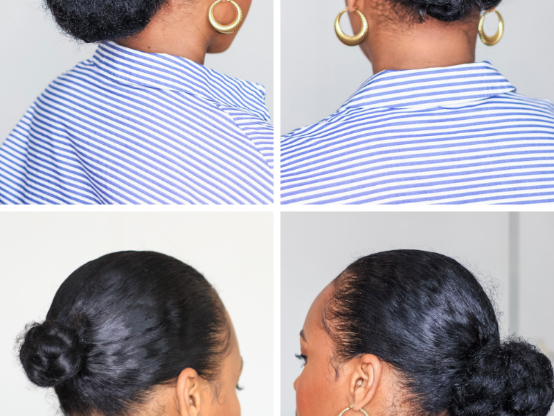 6 Ways to Switch Up Your Low Bun On Fine Natural Hair